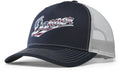 Star Stripe Mesh Trucker Cap - Red/White/Blue