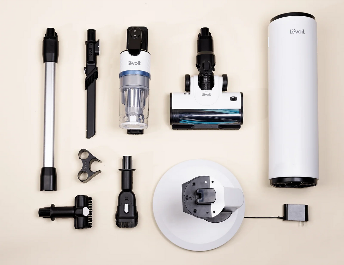 Cordless Stick Vacuum With Auto-Empty Dock - White