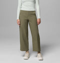 Women's Stretch Wide-Leg Pants - Green