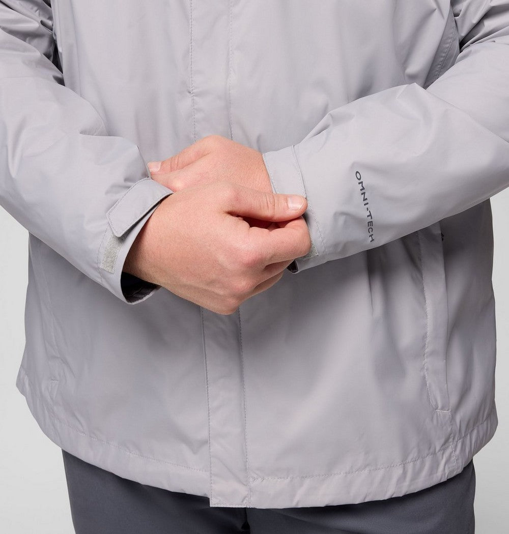 Men's Big Seam-Sealed Rain Jacket - Blue