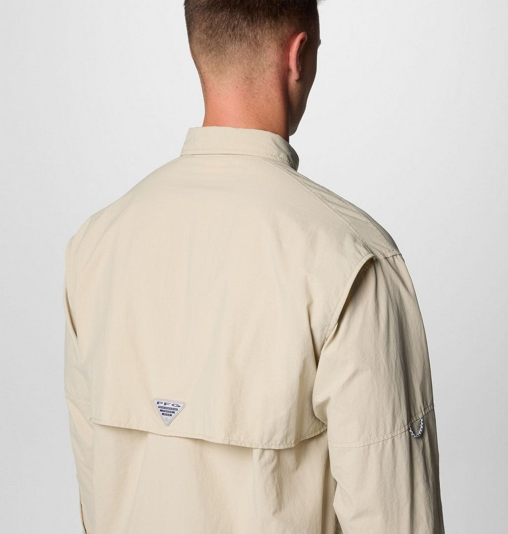 Men's Tall Long-Sleeve Vented Fishing Shirt - Gray