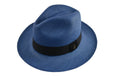 Advanced Original Panama Hat-Electric Blue Toquilla Straw-Handwoven In Ecuador