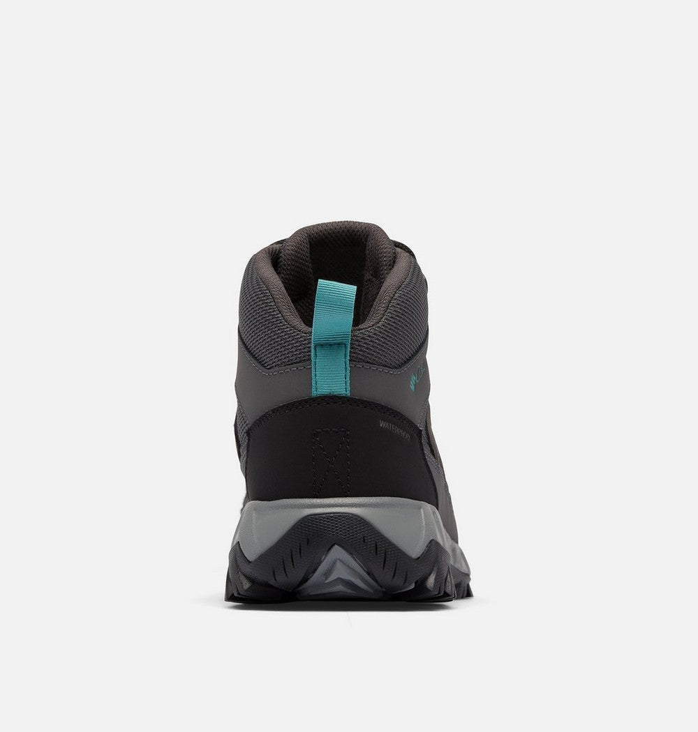 Women's Wide Waterproof Mid Hiking Shoe - Gray