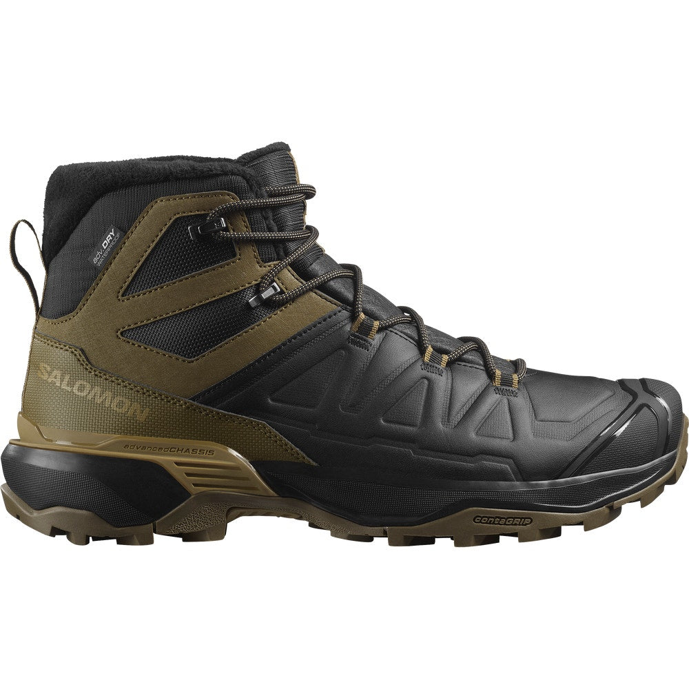 Men's Insulated Waterproof Winter Boots - Black