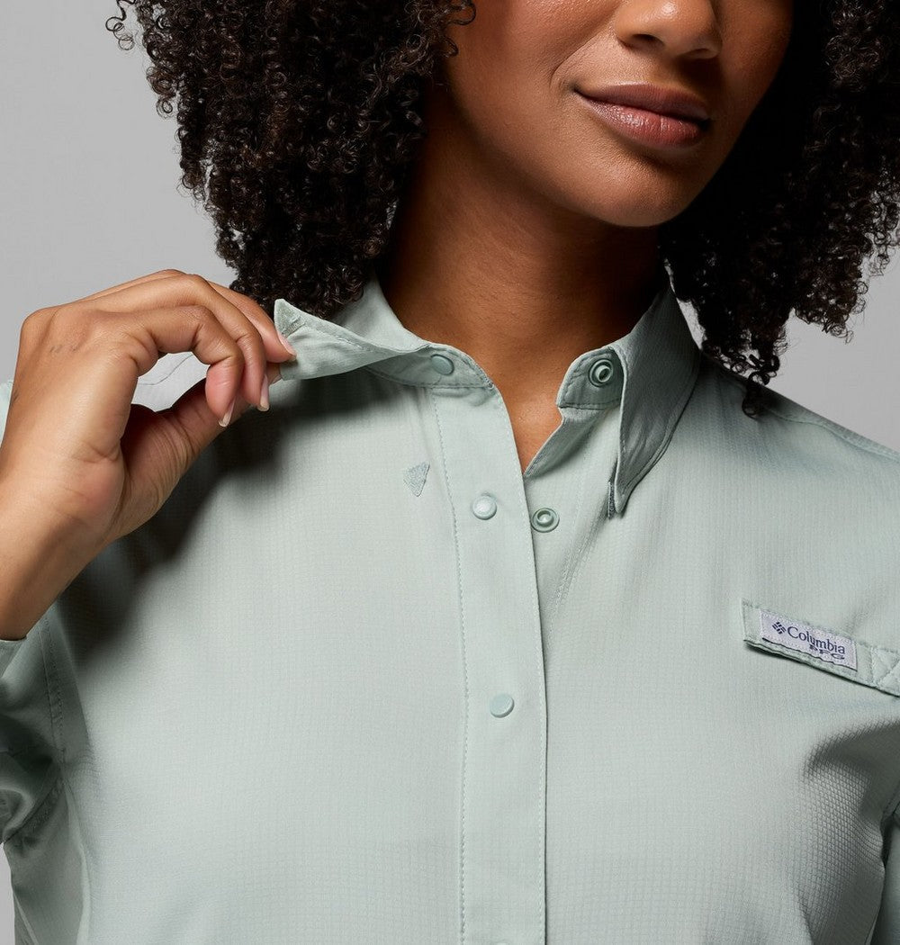 Women's Long Sleeve Fishing Shirt - Stone