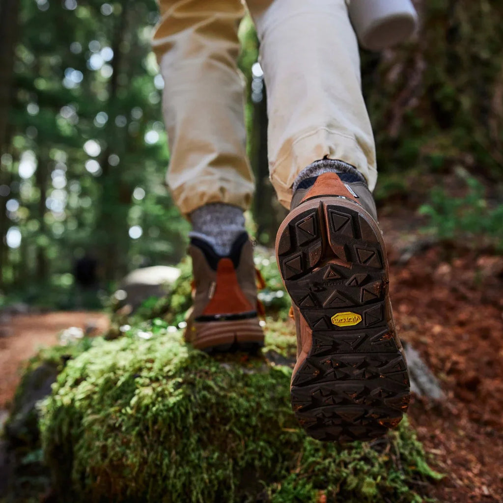 Women's Waterproof Leather Hiking Boot - Brown/Tan