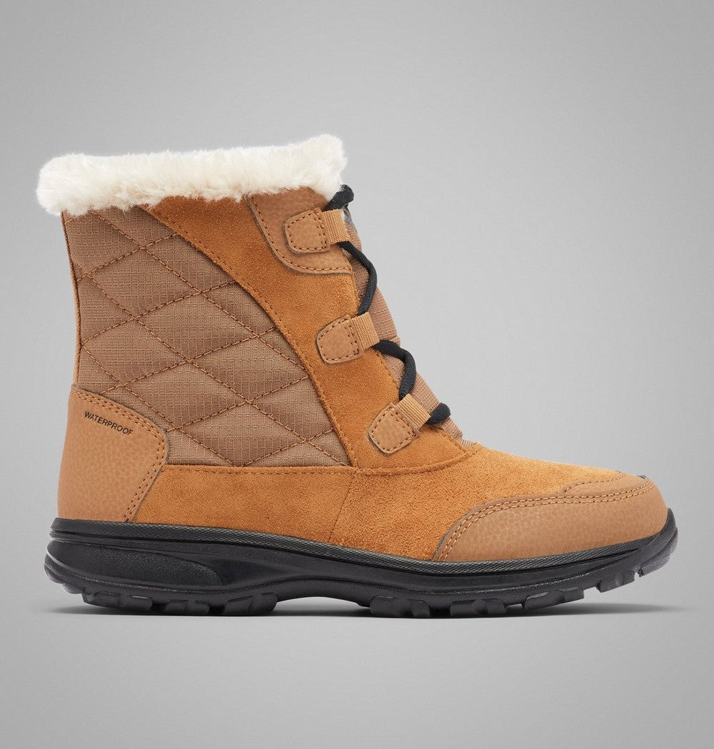Women's Insulated Waterproof Short Boot - Brown