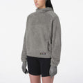 Women's Insulated Fleece Hoodie - Brown
