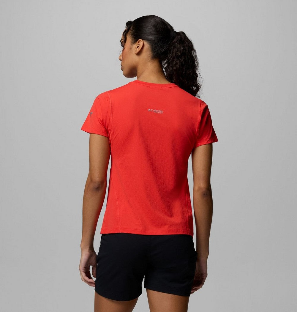 Women's Short-Sleeve Hiking Shirt - Blue