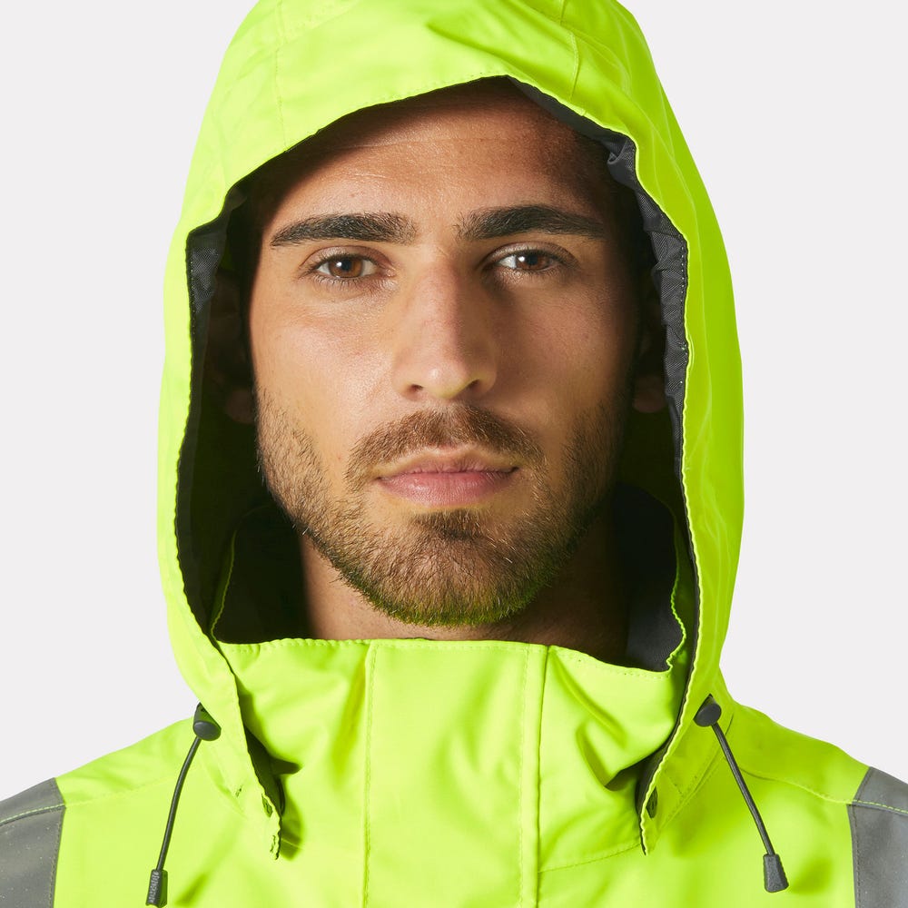 High-Visibility Insulated Winter Jacket - Orange