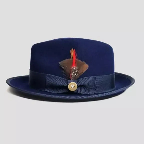 Trilby Fedora - Navy