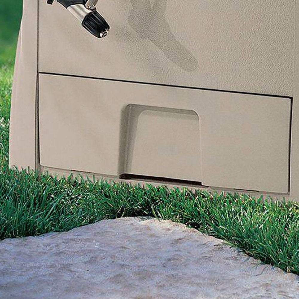 Suncast Powerwind Auto Power Rewind Hose Reel, 100 ft, Light Taupe - CPLPW100