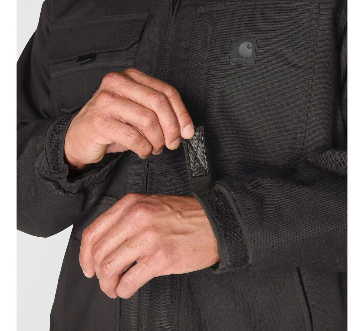 Men's Insulated Stretch Work Jacket - Olive