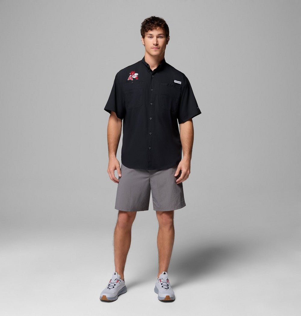 Men's Tall UPF 40 Team Fishing Shirt - Black