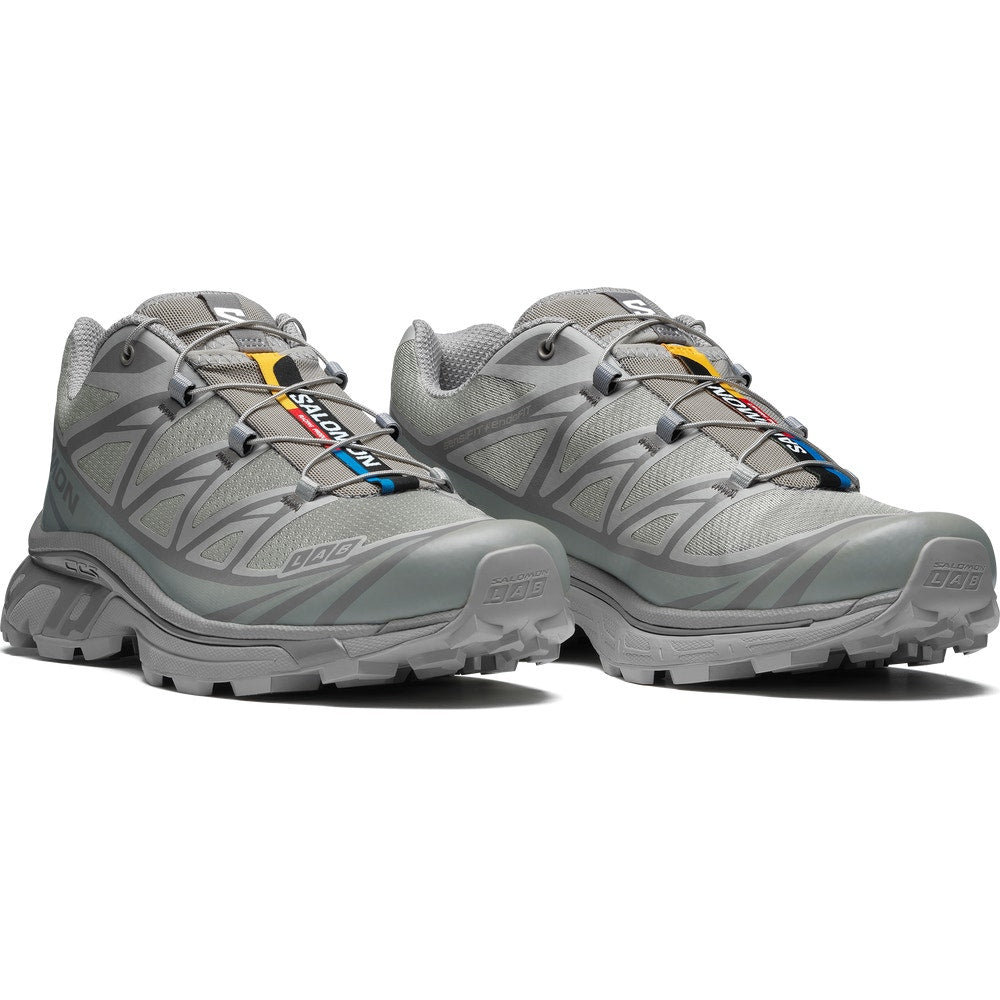 Mesh Trail-Inspired Sneakers - Gray