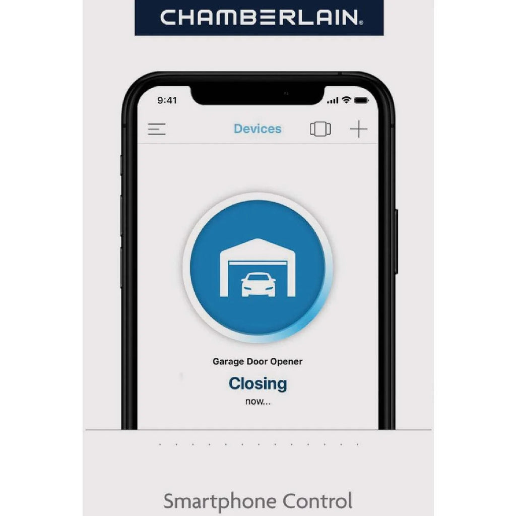 Chamberlain 0.5 HP Chain Drive Smart Garage Door Opener With 7 ft Rail - C2212T