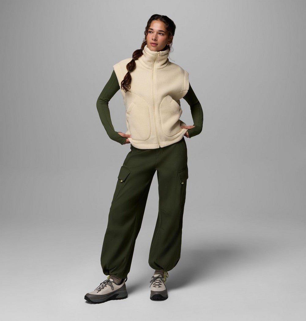 Women's Relaxed Fleece Vest - Blue