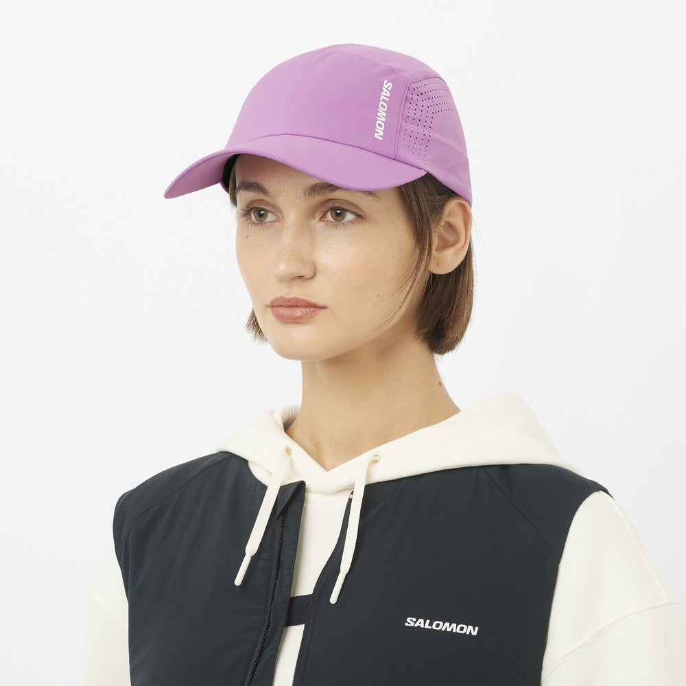 Unisex Ventilated Running Cap - Pink