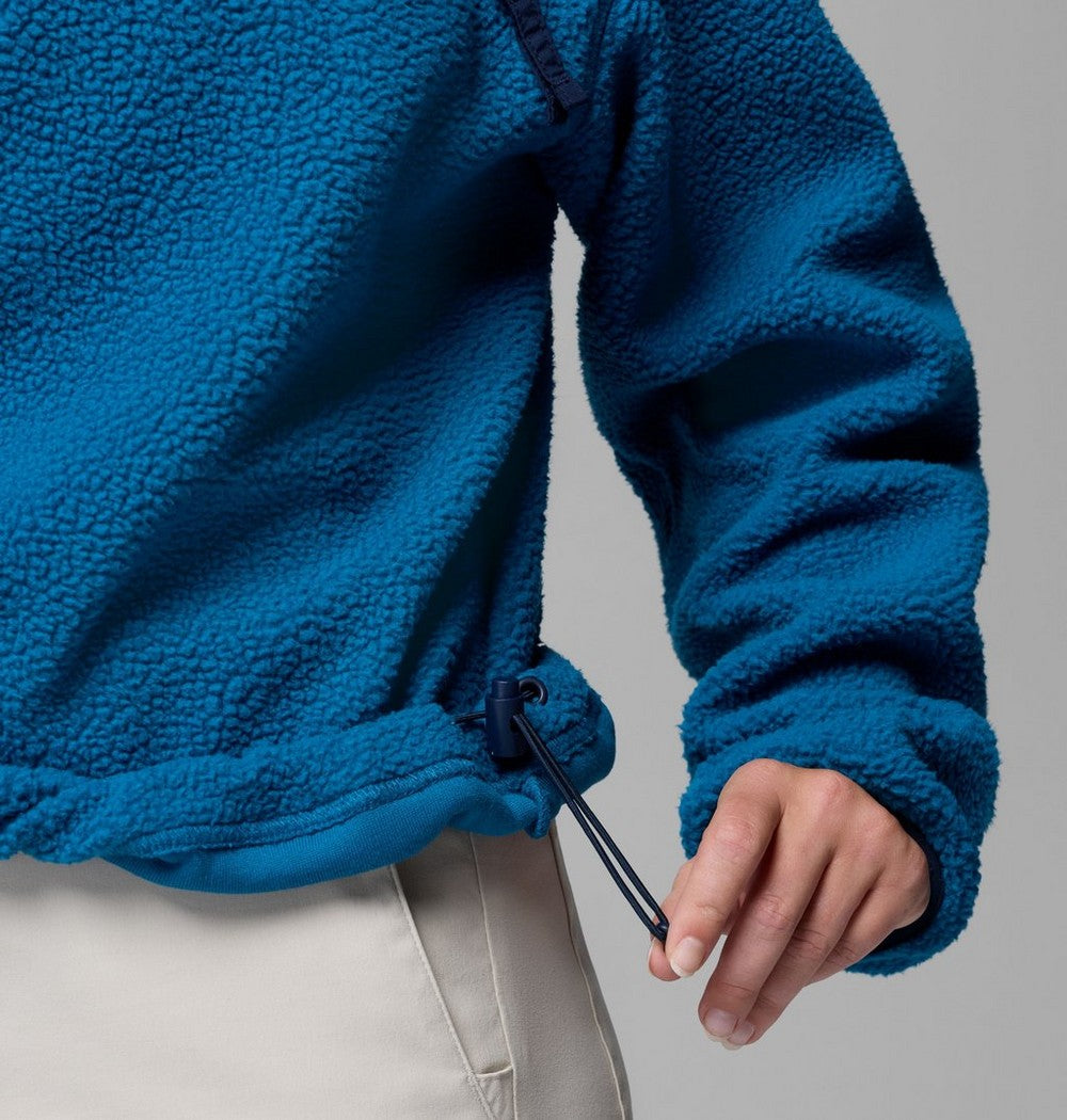 Women's Cropped Half-Snap Fleece Pullover
