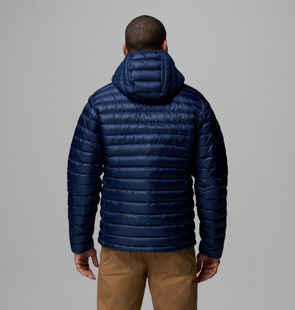 Men's Packable Down Hooded Jacket - Blue