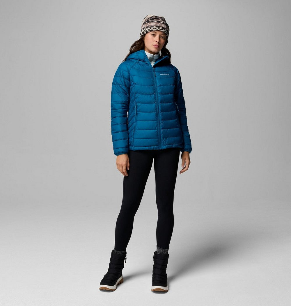 Women's Hooded Puffer Jacket - Navy