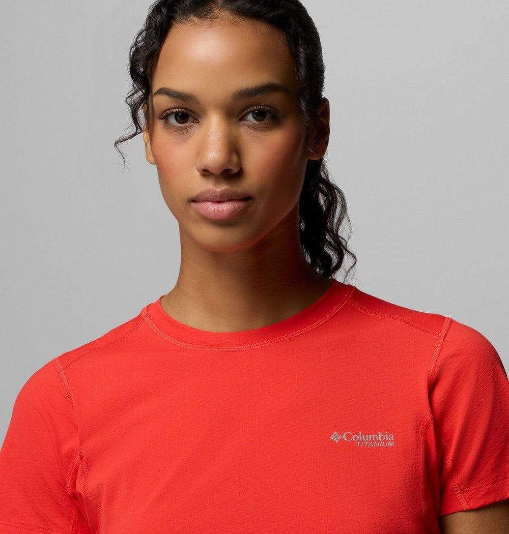 Women's Short-Sleeve Hiking Shirt - Blue