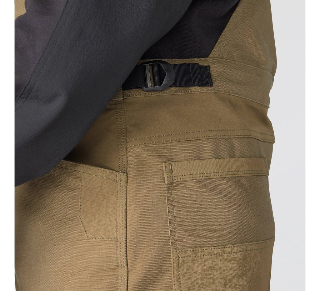 Men's Stretch Canvas Work Bib Overalls - Green