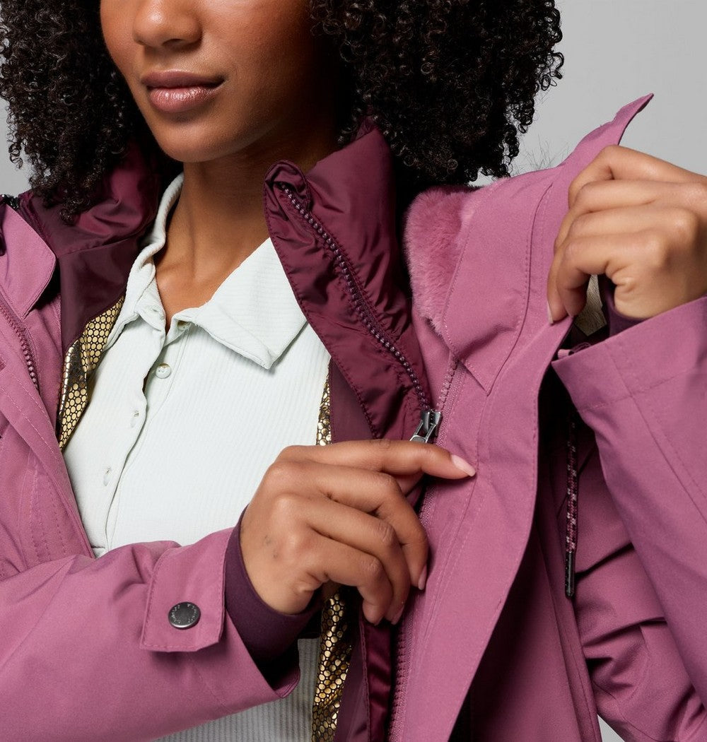 Women's 3-In-1 Hooded Jacket - Camel
