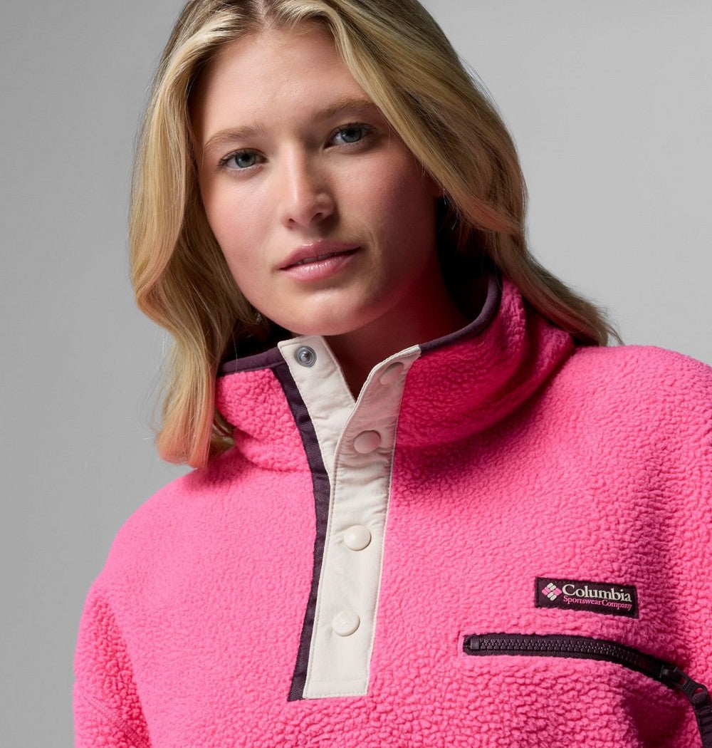Women's Cropped Half-Snap Fleece Pullover