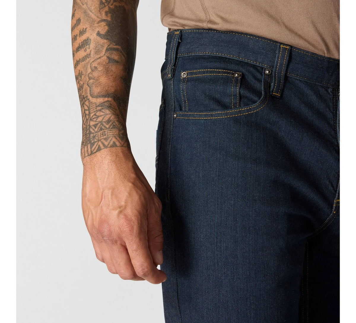 Men's Slim Tapered Stretch Jeans - Blue
