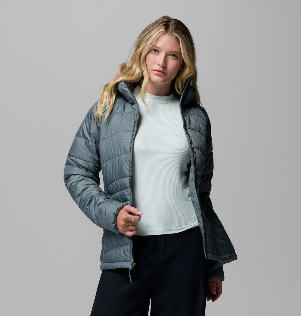 Women's Insulated Hooded Jacket - Wine