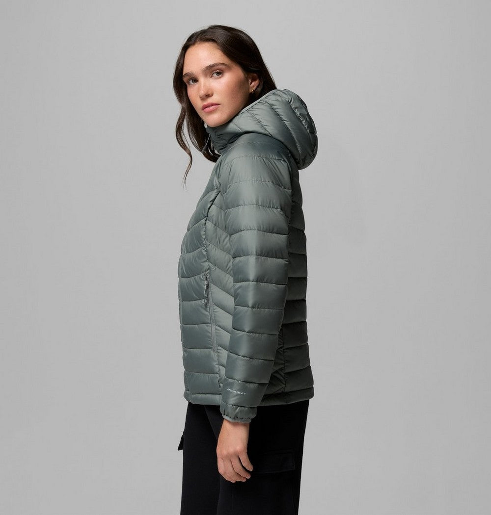 Women's Hooded Puffer Jacket - Navy