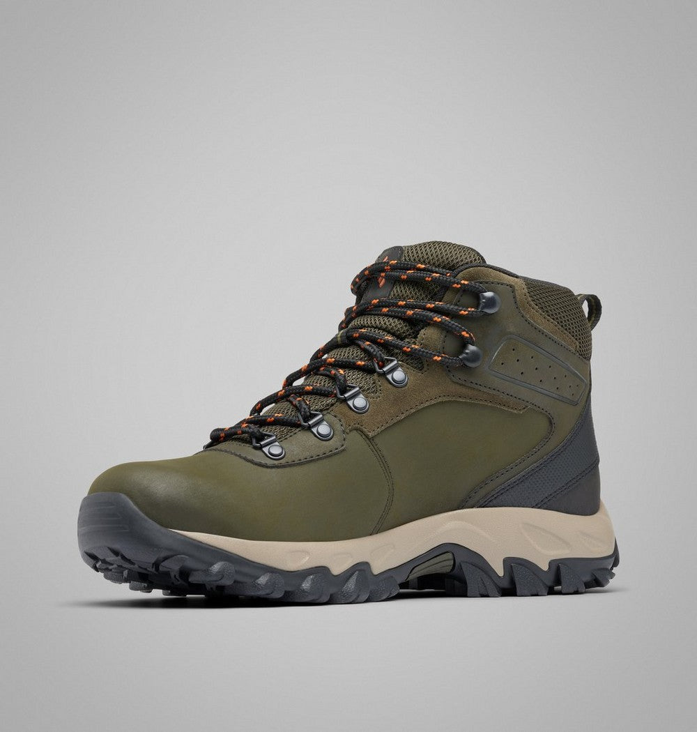 Men's Wide Waterproof Hiking Boot - Tan Blue