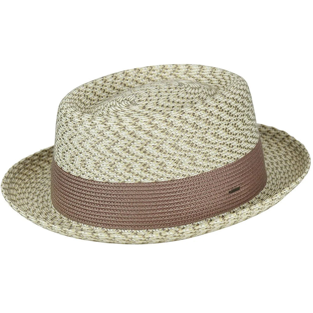 Telemannes Straw Pork Pie Hat