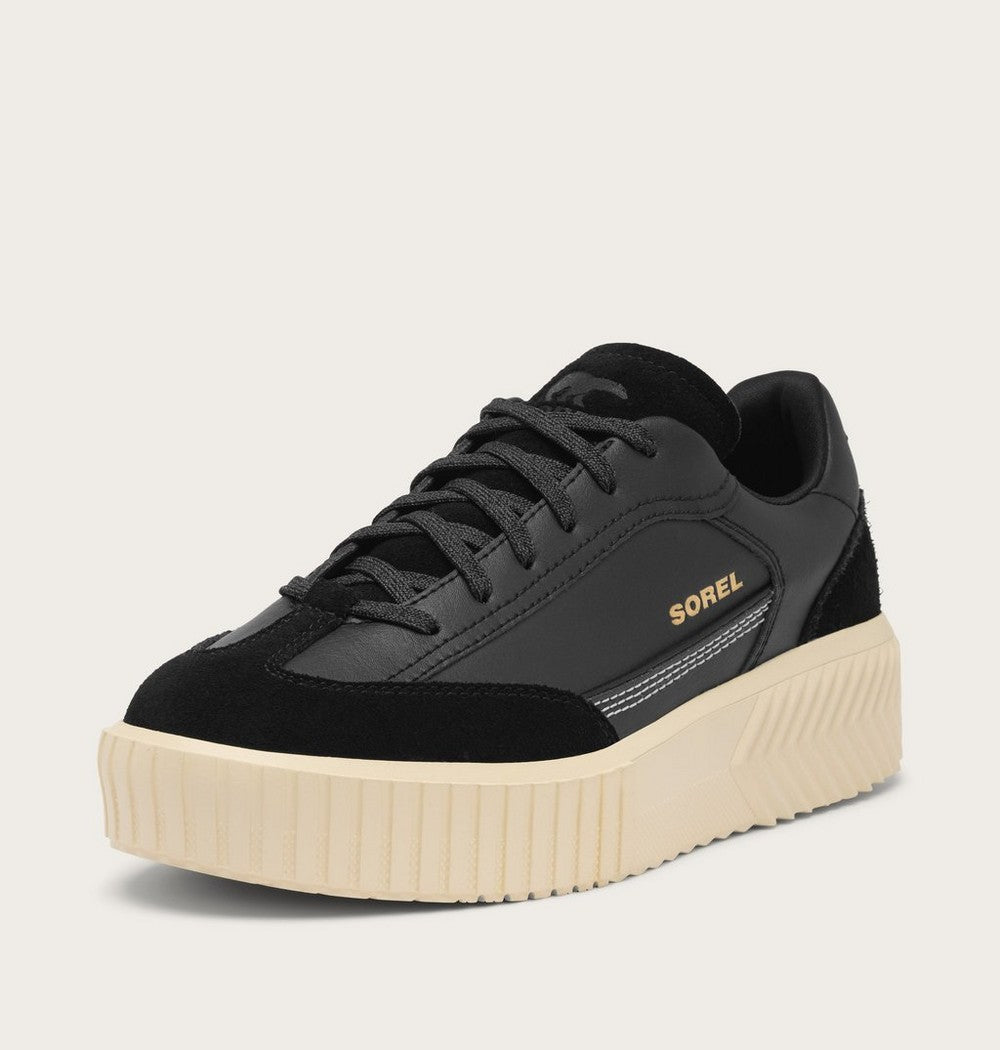 Women's T-Toe Leather Sneaker - Green