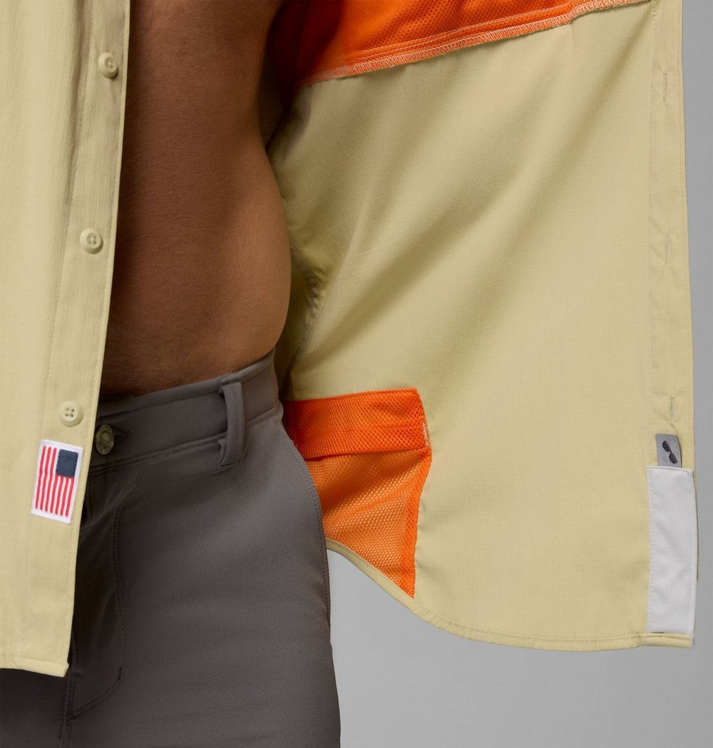Men's UPF 50 Fishing Button-Up Shirt - Navy