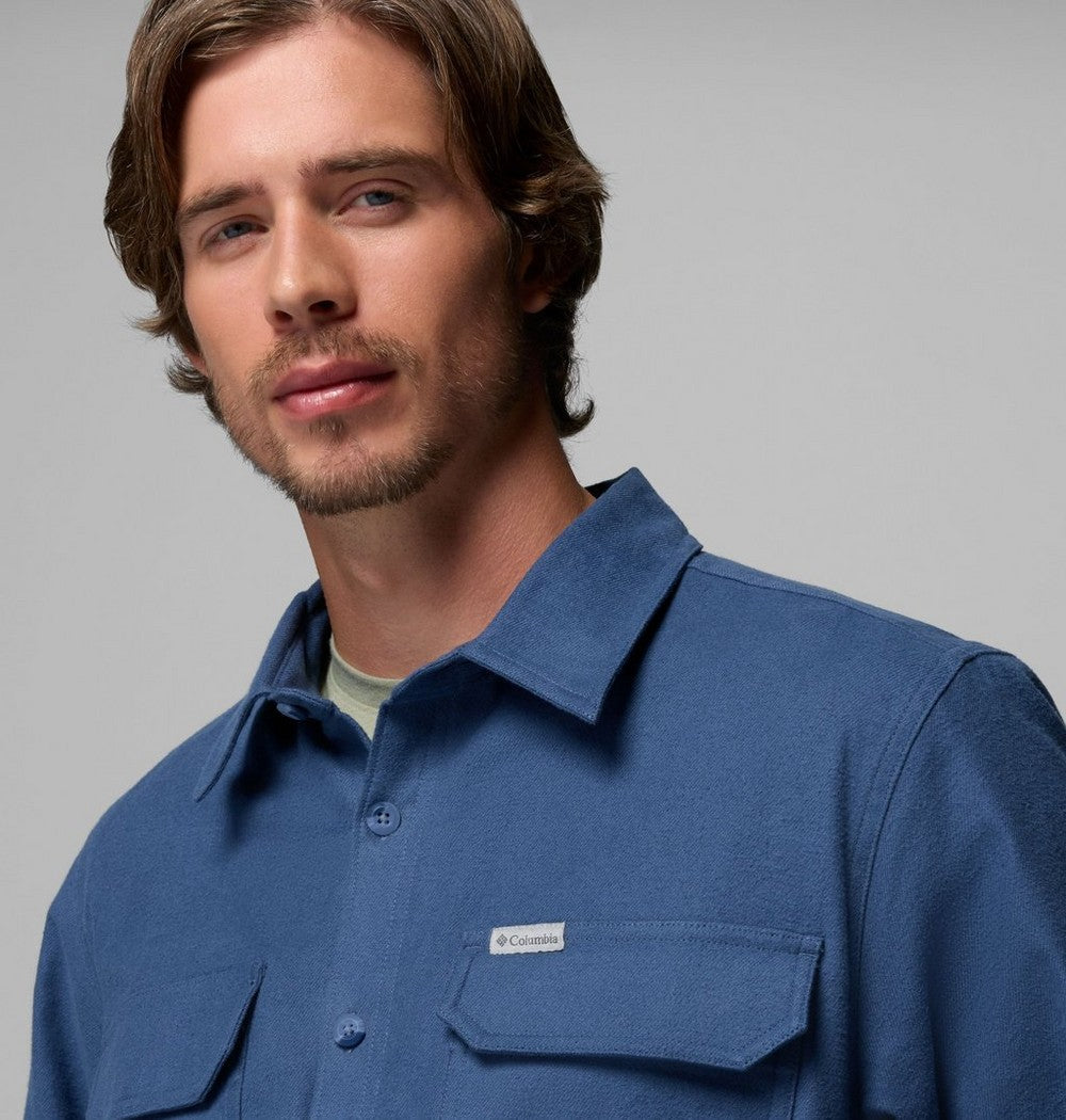 Men's Fleece-Lined Shirt Jacket - Green