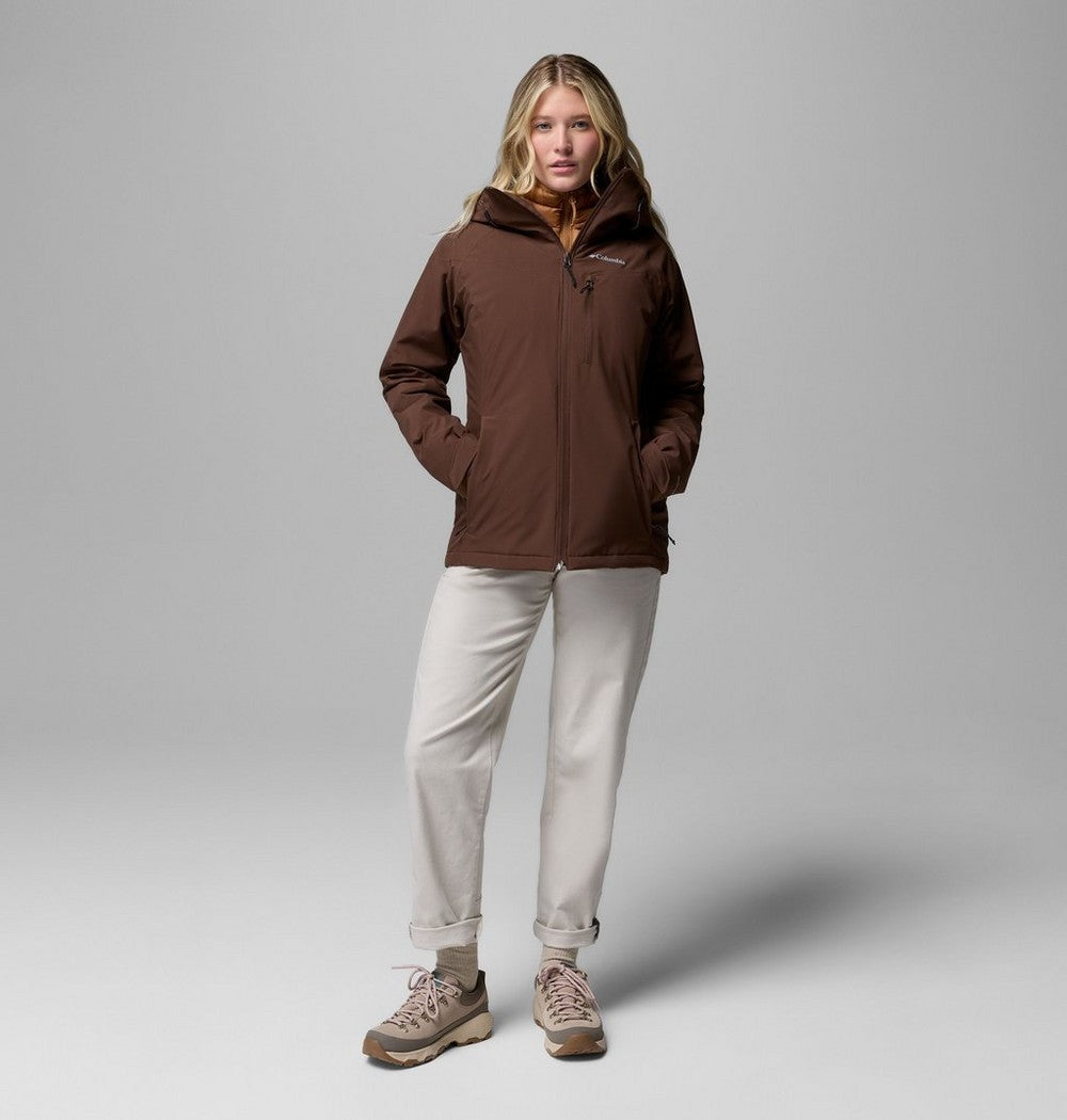 Women's 3-In-1 Waterproof Jacket - Brown