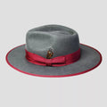 Ferguson Fedora - Slate+Burgundy