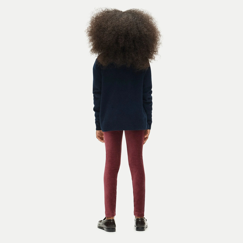 Girls' Stretch Corduroy Leggings - Black
