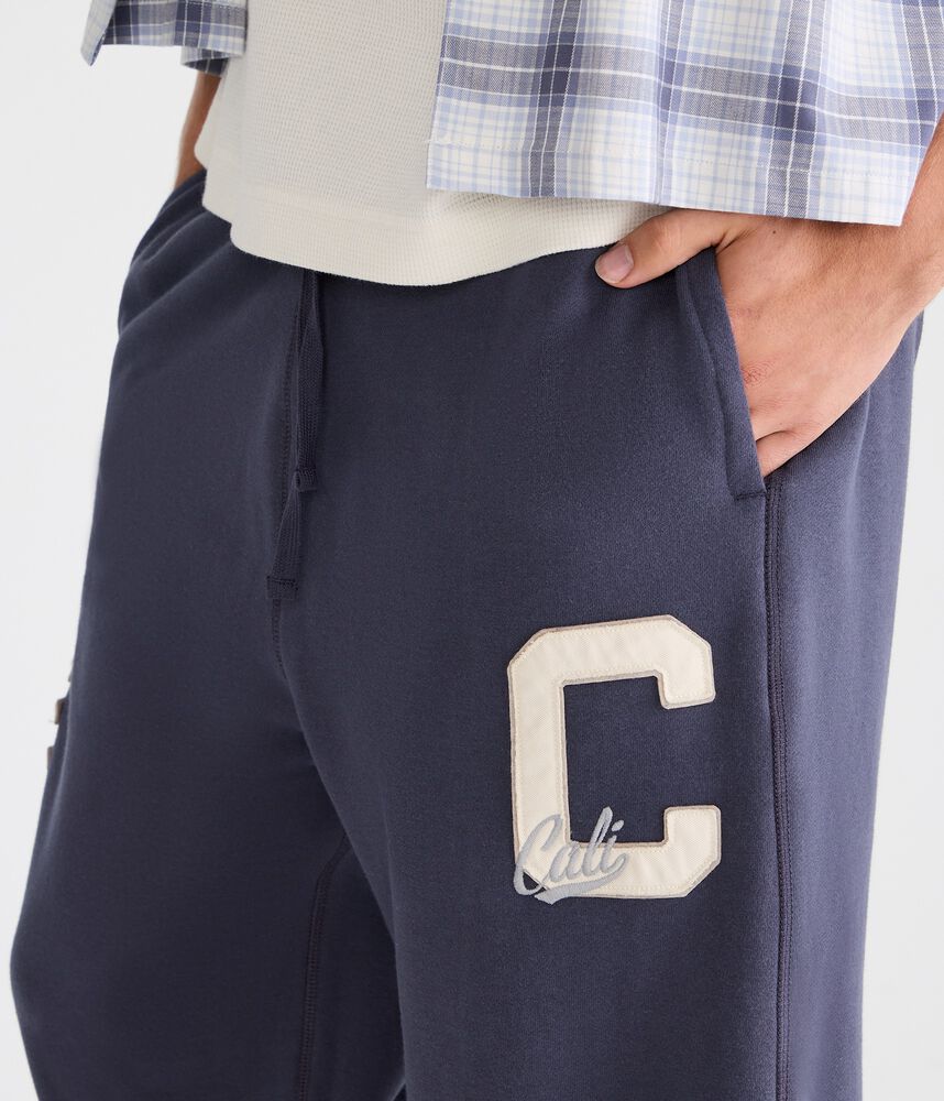 Men's Baggy Straight-Leg Graphic Sweatpants