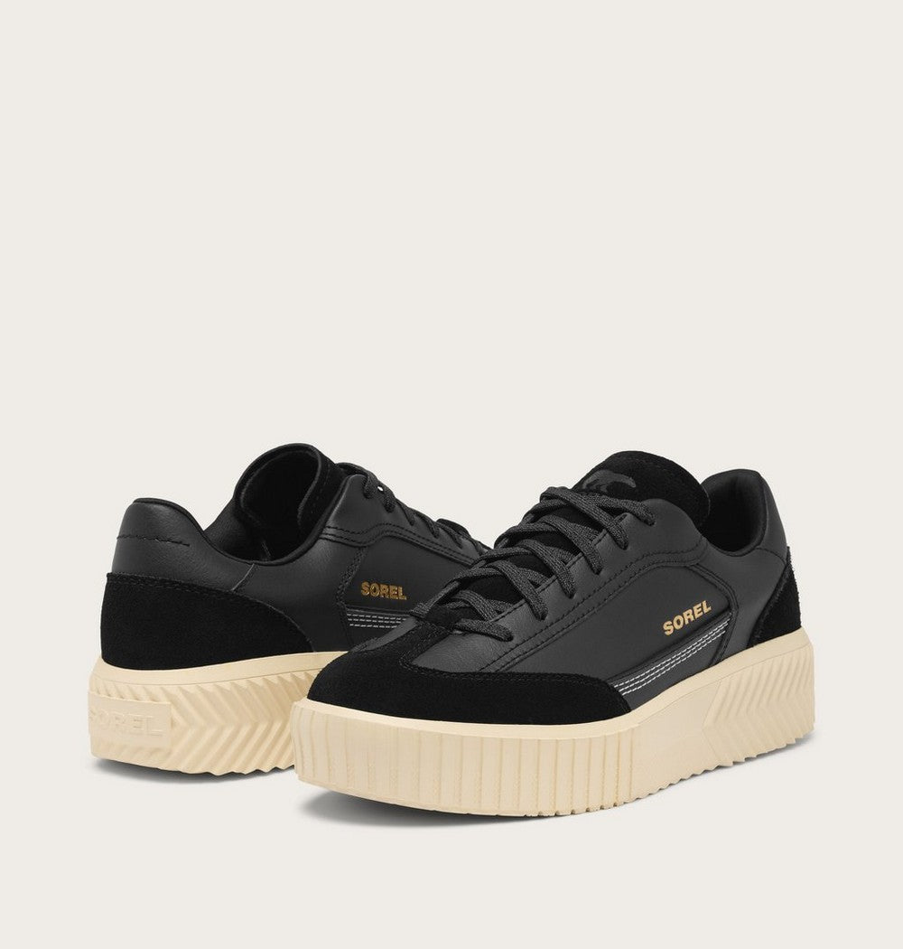 Women's T-Toe Leather Sneaker - Green