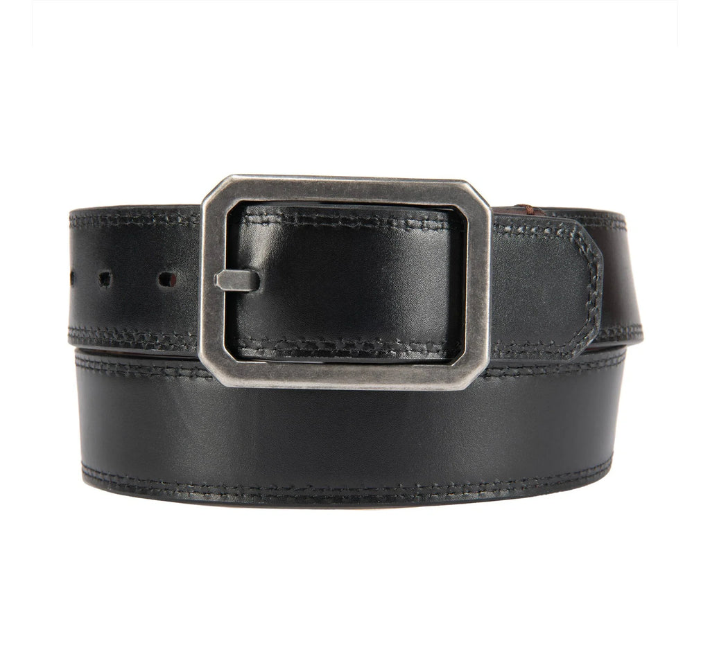 Reversible Full-Grain Leather Belt - Brown
