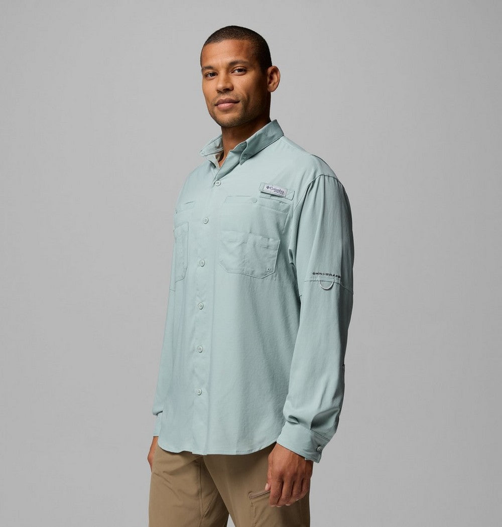 Men's Long-Sleeve Fishing Shirt - Teal