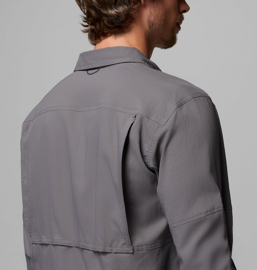 Men's UPF 100 Utility Long Sleeve Shirt - Gray
