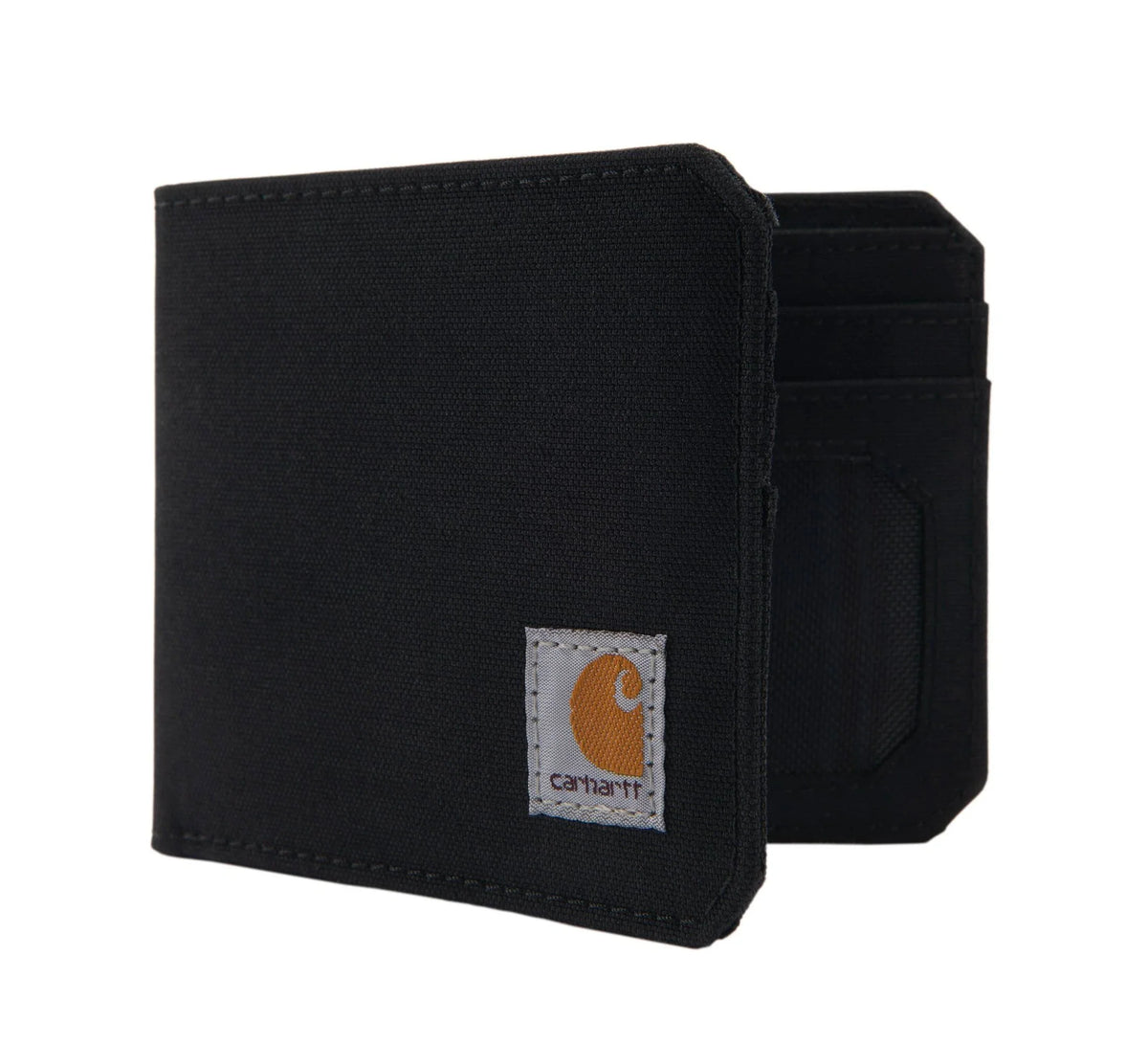 Water-Resistant RFID Bifold Wallet - Black