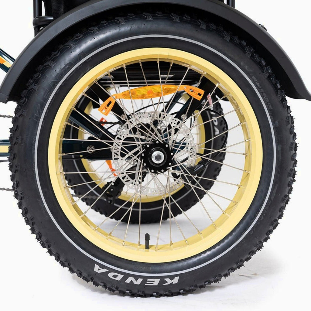 DWMEIGI Silverado 20 Foldable Fat Tire Electric Trike 48V/14AH 750W, 330LBS - MG2301