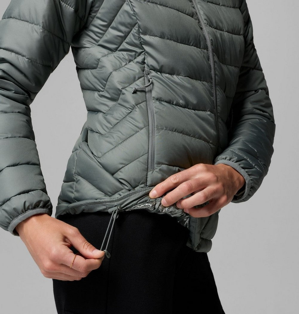 Women's Hooded Puffer Jacket - Navy