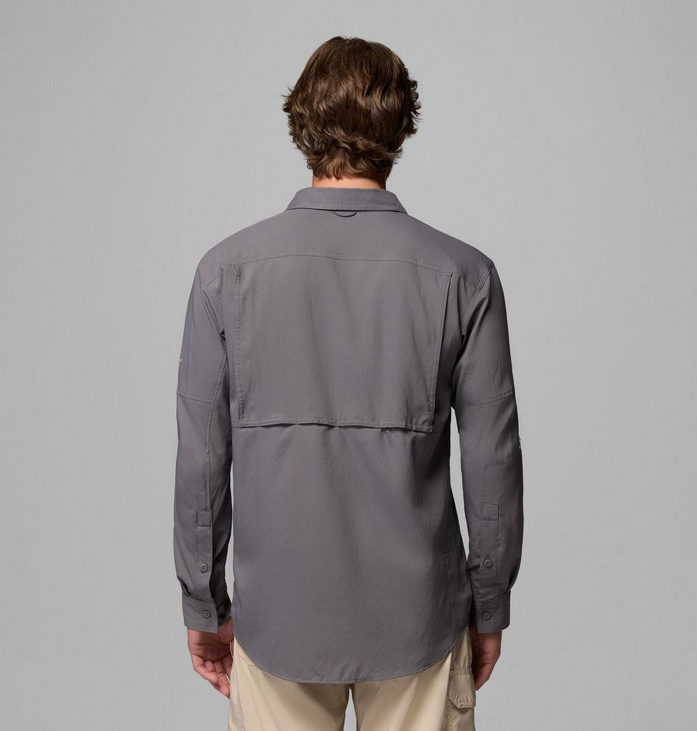 Men's UPF 100 Utility Long Sleeve Shirt - Gray