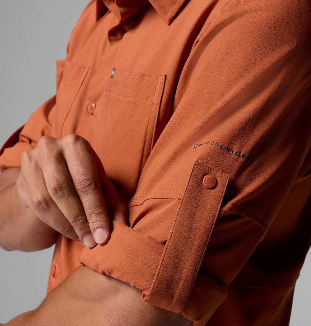 Men's UPF 100 Utility Long Sleeve Shirt - Gray